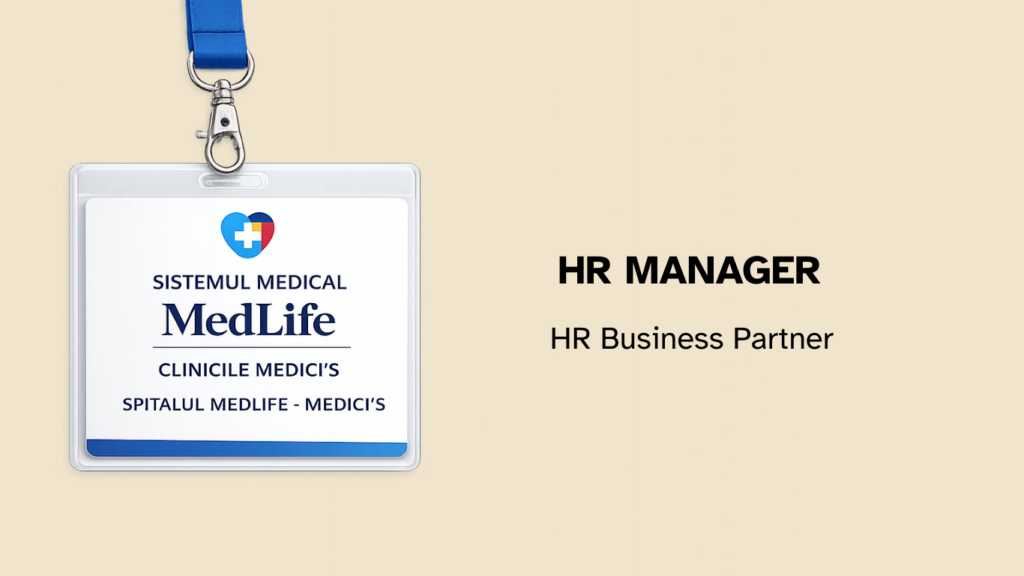 Ecuson MedLife – HR Manager și HR Business Partner